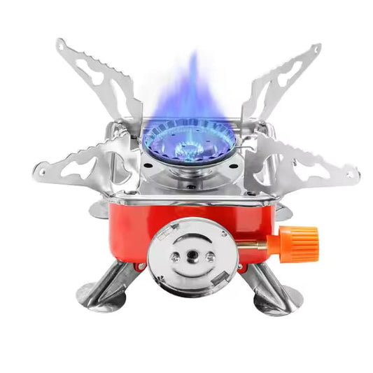 Felmico Portable Gas Stove for Camping & Travel – Compact Butane Burner, Lightweight Foldable Windproof Stainless Steel Outdoor Cooking Stove with Carrying Bag, Durable & Easy to Use