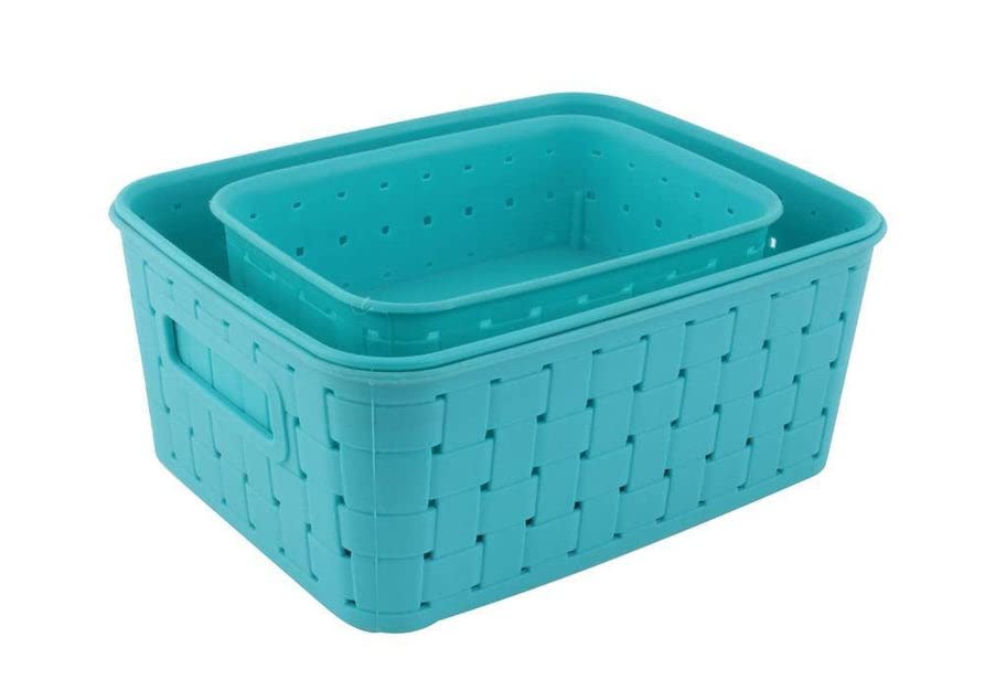 Felmico Set of 3 Smart Storage Baskets – Multipurpose Organizers for Home & Kitchen
