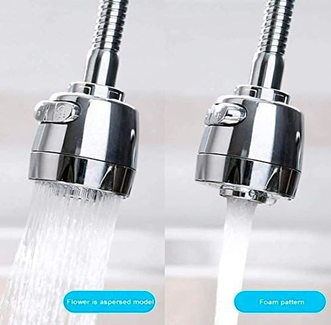 Felmico 360 Degree Rotation Stainless Steel Faucet with Water-Saving Bubbler