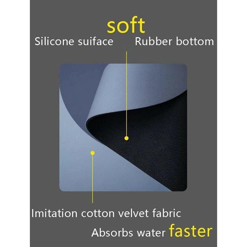 FELMICO Large Quick Drying Bath Mat – Water-Absorbing Bathroom Floor Mat, Oval Print, Heavy Quality (Multicolor)