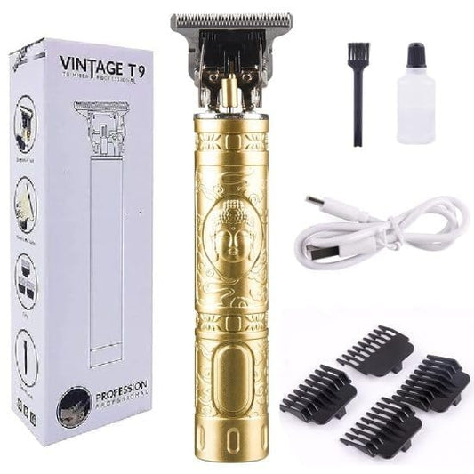 Vintage T9 Cordless Hair Trimmer – Professional Rechargeable Clipper