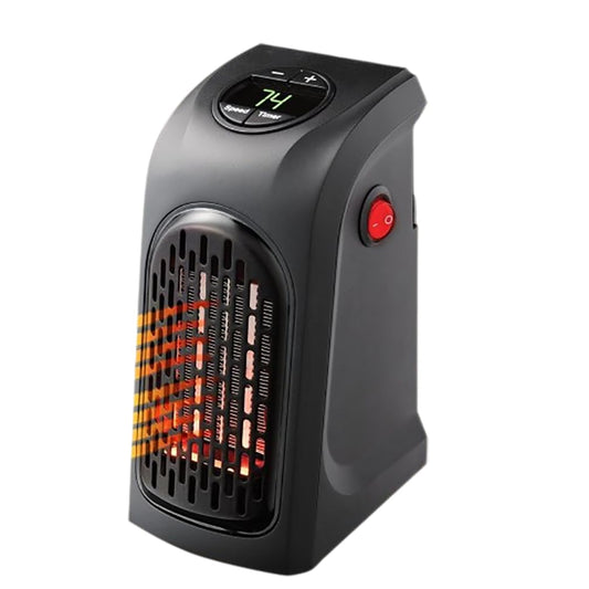Felmico Wall-Outlet 400W Portable Electric Handy Room Heater, Mini Heater for Room, Office & Bedroom with LED Display, Adjustable Temperature & Stylish Black Design          Ask ChatGPT