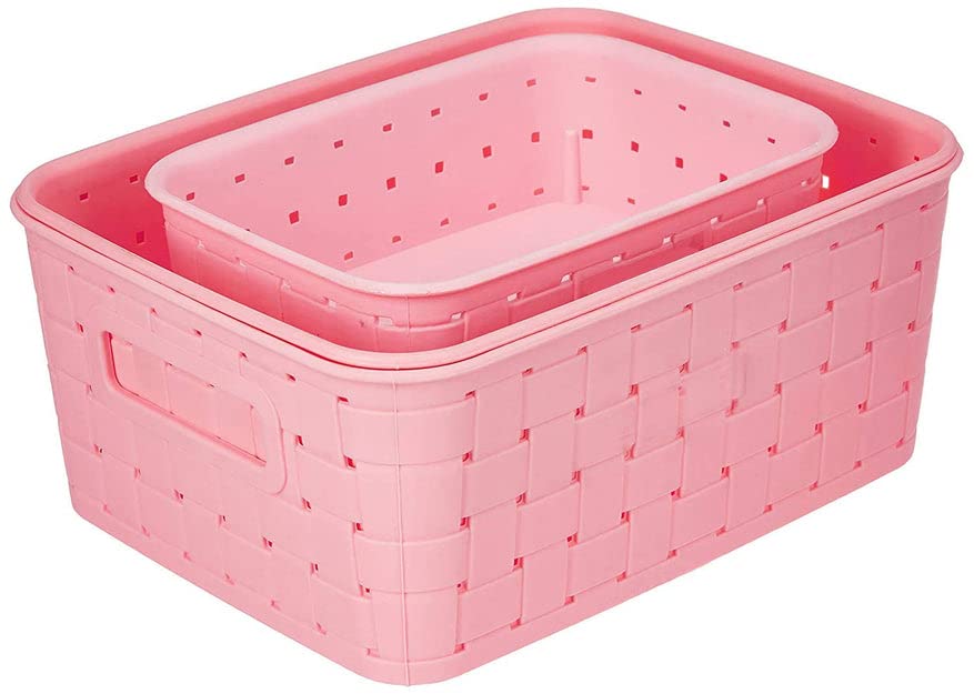 Felmico Set of 3 Smart Storage Baskets – Multipurpose Organizers for Home & Kitchen