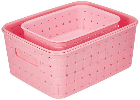 Felmico Set of 3 Smart Storage Baskets – Multipurpose Organizers for Home & Kitchen