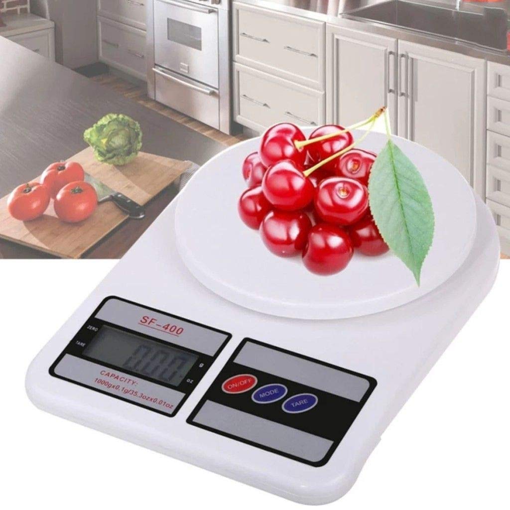 Felmico SF-400 Digital Kitchen Weighing Scale – Portable Multipurpose Electronic Scale with Backlight Display | 10 Kg Capacity