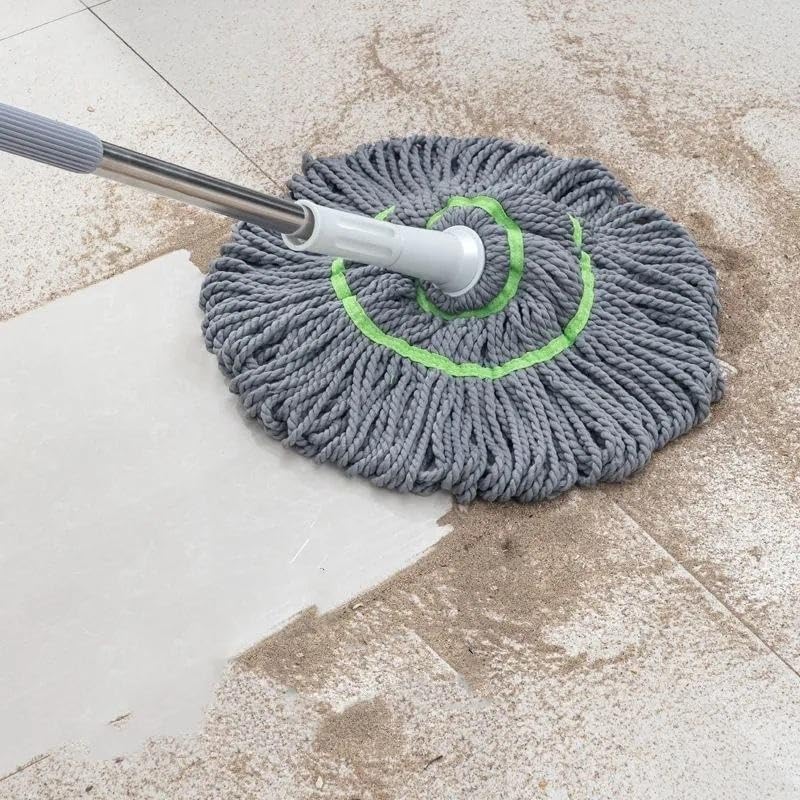 Felmico Self-Wringing Twist Mop – Microfiber Mop with Extendable Stainless Steel Handle
